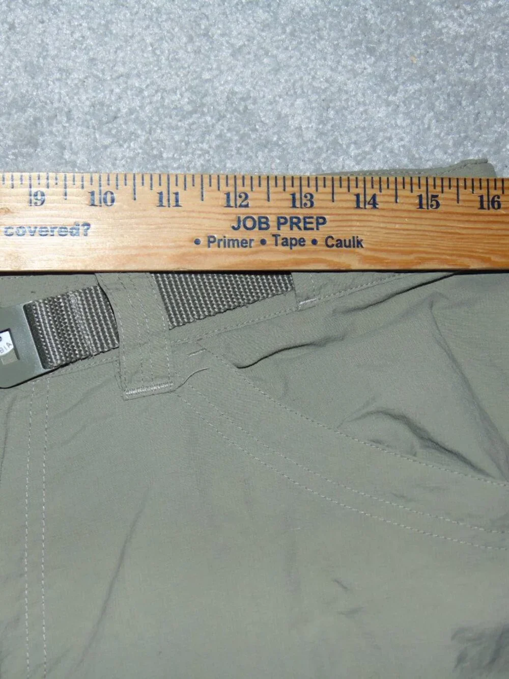 Columbia Silver Ridge II Convertible Men Pant 32X34 Green Omni-Wick